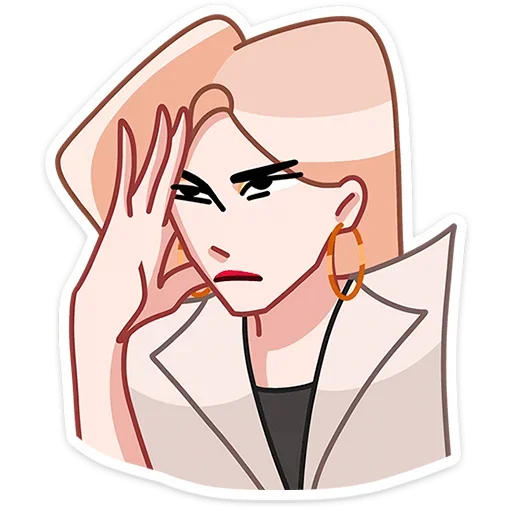 😐 Стикер «Наташа» для Telegram