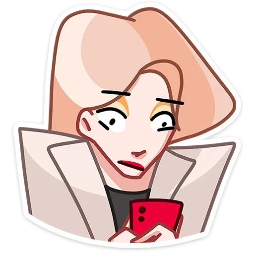 😕 Стикер «Наташа» для Telegram