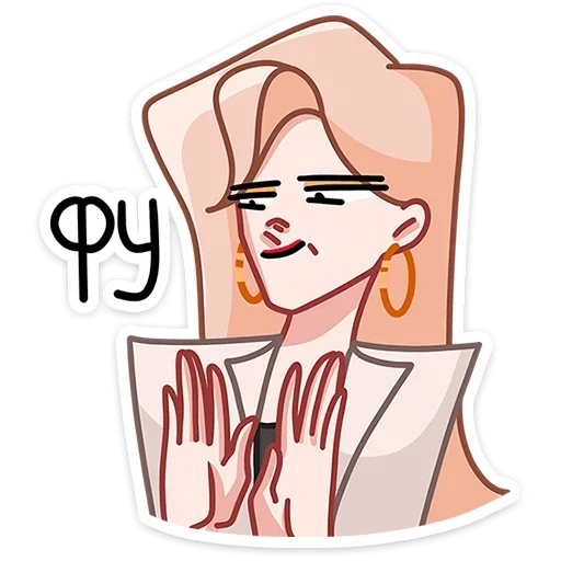 🥴 Стикер «Наташа» для Telegram