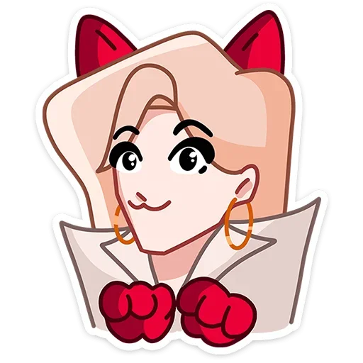 🐈 Стикер «Наташа» для Telegram