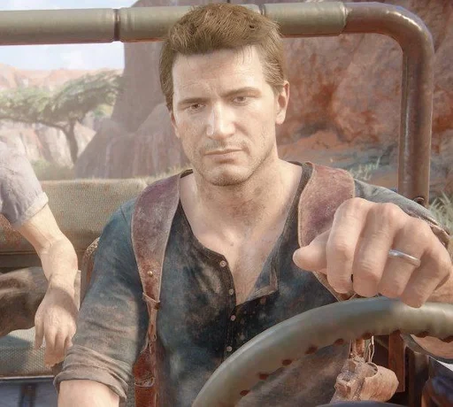 😑 Стикер «Nathan Drake» для Telegram