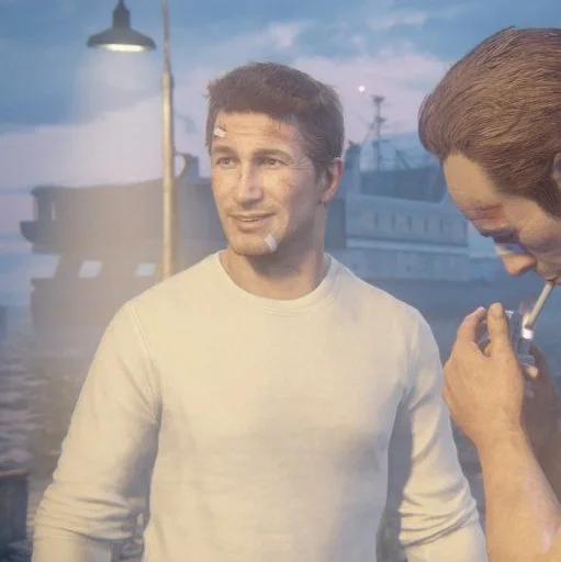 😄 Стикер «Nathan Drake» для Telegram