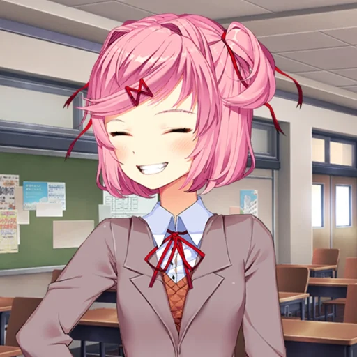 🍰 Стикер «Natsuki chan» для Telegram