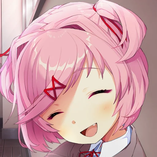 🍮 Стикер «Natsuki chan» для Telegram