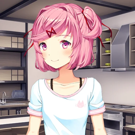 🤍 Стикер «Natsuki chan» для Telegram