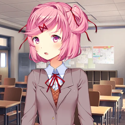 ☁️ Стикер «Natsuki chan» для Telegram