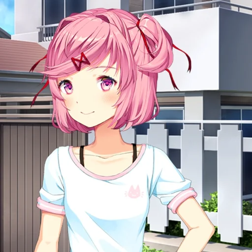 🏥 Стикер «Natsuki chan» для Telegram