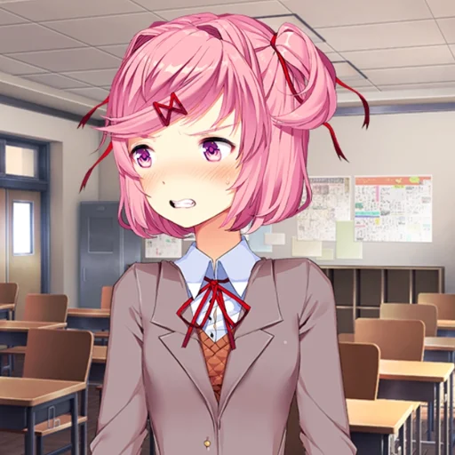🧁 Стикер «Natsuki chan» для Telegram
