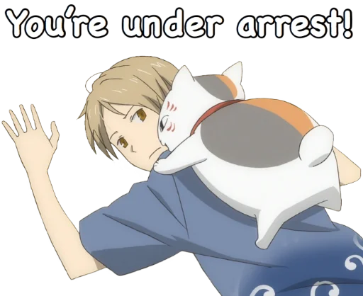 🚔 Стикер «Natsume Yuujinchou» для Telegram