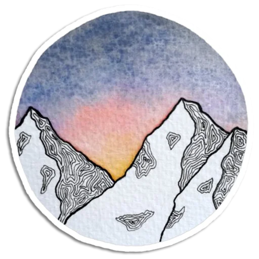 ⛰ Стикер «Nature Scenes» для Telegram