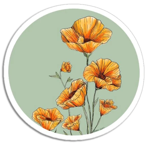 🌼 Стикер «Nature Scenes» для Telegram