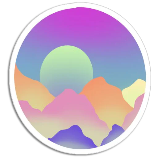 🌄 Стикер «Nature Scenes» для Telegram