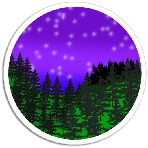 ✨ Стикер «Nature Scenes» для Telegram