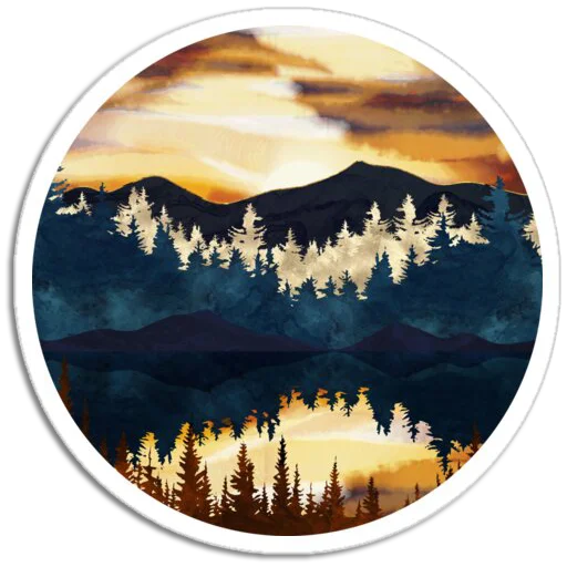 🌲 Стикер «Nature Scenes» для Telegram