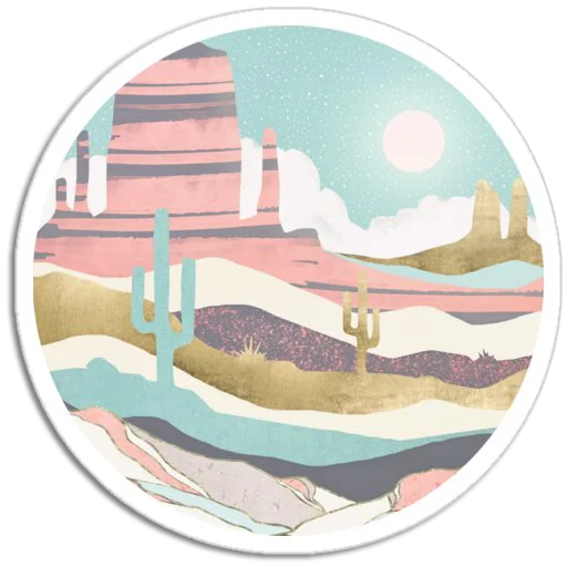 🌄 Стикер «Nature Scenes» для Telegram