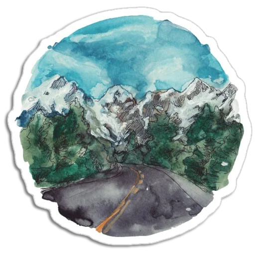 ⛰ Стикер «Nature Scenes» для Telegram