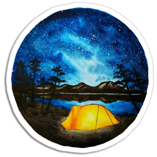 ⛰ Стикер «Nature Scenes» для Telegram