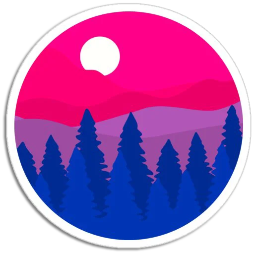 🌄 Стикер «Nature Scenes» для Telegram