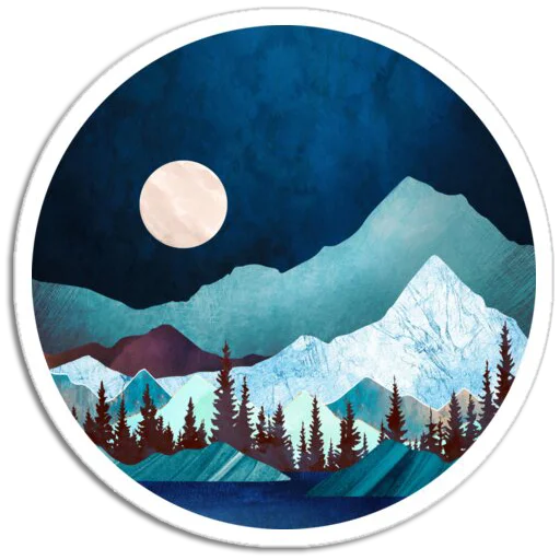 🌄 Стикер «Nature Scenes» для Telegram