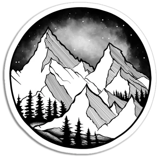 ⛰ Стикер «Nature Scenes» для Telegram