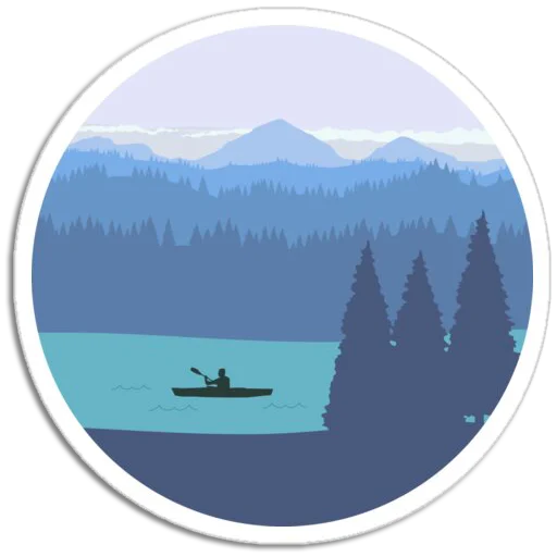 ⛰ Стикер «Nature Scenes» для Telegram