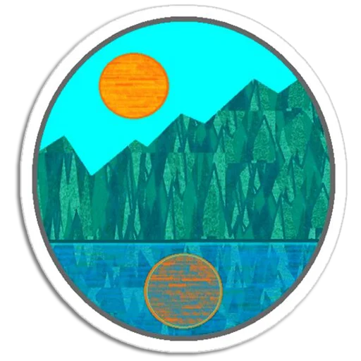 🌄 Стикер «Nature Scenes» для Telegram