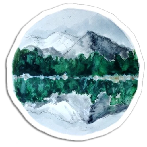 ⛰ Стикер «Nature Scenes» для Telegram