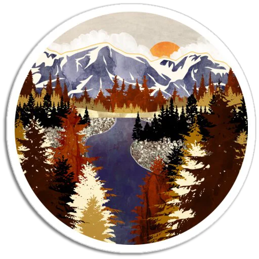 🌲 Стикер «Nature Scenes» для Telegram