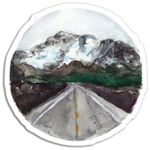 ⛰ Стикер «Nature Scenes» для Telegram