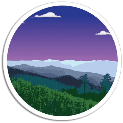 ⛰ Стикер «Nature Scenes» для Telegram