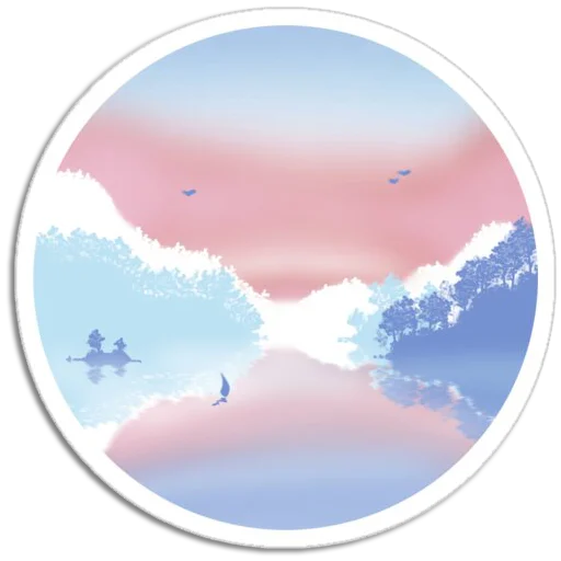 🏞 Стикер «Nature Scenes» для Telegram