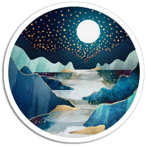 ⛰ Стикер «Nature Scenes» для Telegram