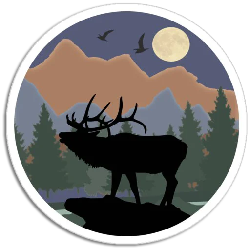 🌄 Стикер «Nature Scenes» для Telegram