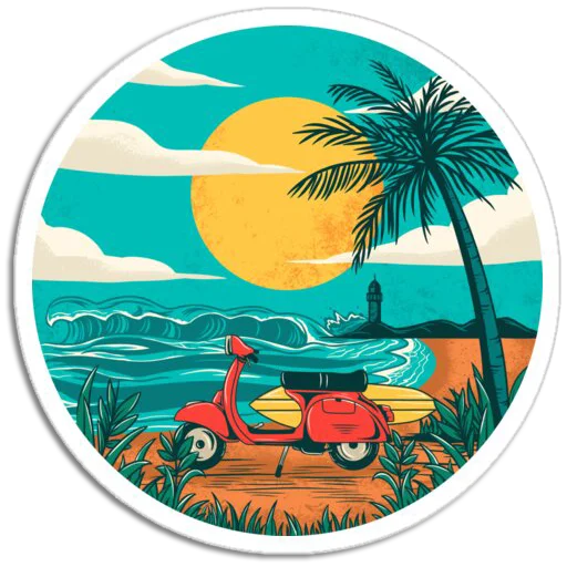 🌞 Стикер «Nature Scenes» для Telegram