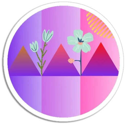 🌷 Стикер «Nature Scenes» для Telegram