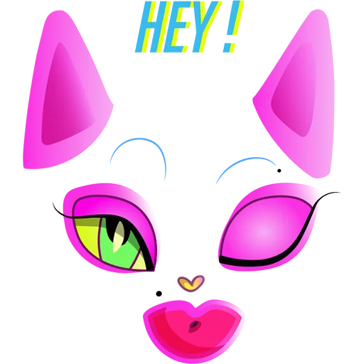 Стикерпак Naughty Kitty для Telegram — скачать