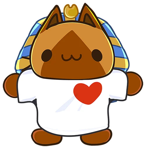 ❤ Стикер «Нехо без текста» для Telegram