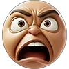 😠 Эмодзи «😠 Негативные эмодзи, нейронные» для Telegram