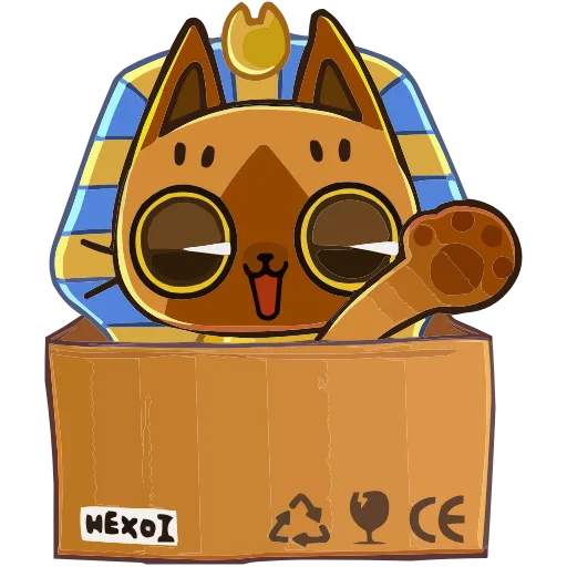 🤩 Эмодзи «Кот Нехо» для Telegram