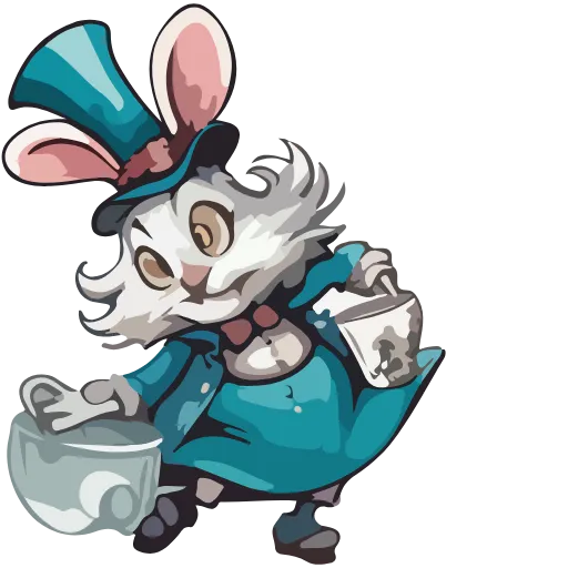 🐰 Эмодзи «Нейроалиса» для Telegram