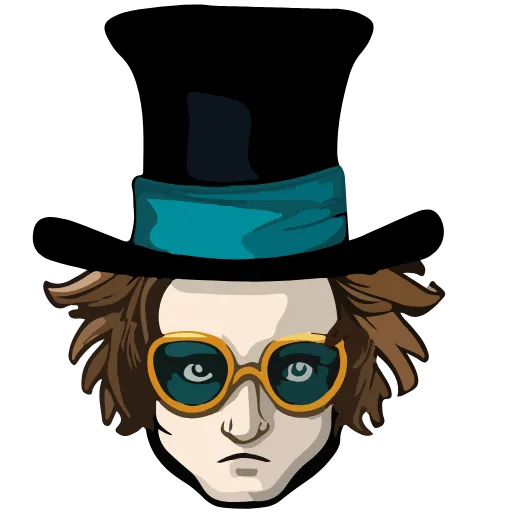 🎩 Эмодзи «Нейроалиса» для Telegram