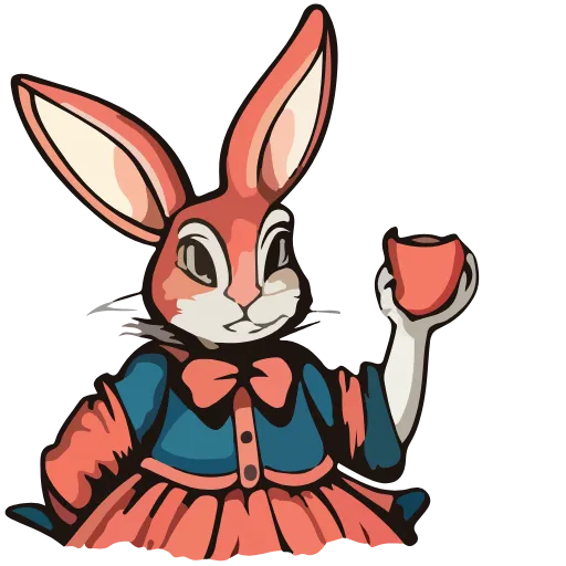 🐰 Эмодзи «Нейроалиса» для Telegram
