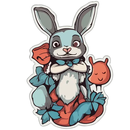 🐰 Эмодзи «Нейроалиса» для Telegram