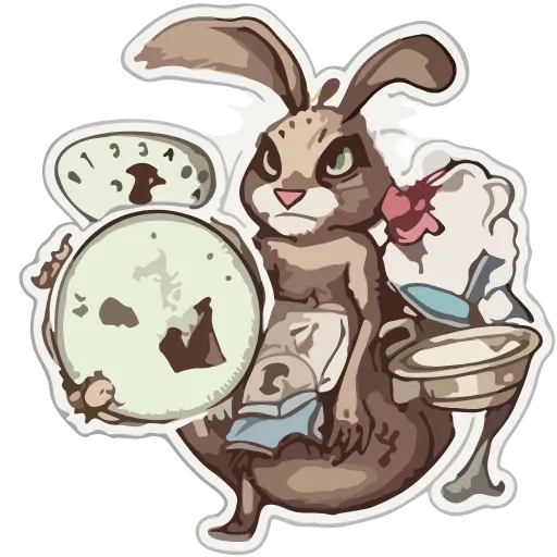 🐰 Эмодзи «Нейроалиса» для Telegram