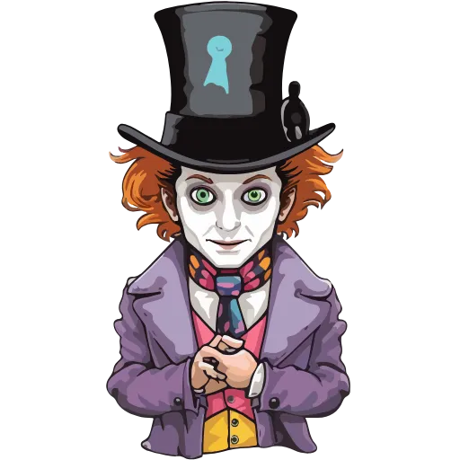 🎩 Эмодзи «Нейроалиса» для Telegram