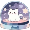 🌠 Эмодзи «Котокосмос» для Telegram