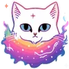 🌠 Эмодзи «Котокосмос» для Telegram