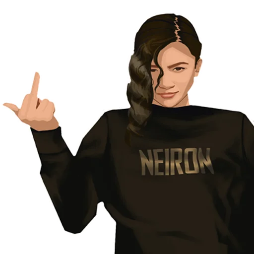 🖕 Стикер «fuck» для Telegram