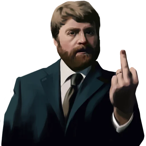 🖕 Стикер «fuck» для Telegram