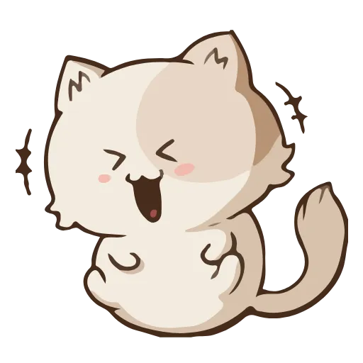 Стикерпак Neko Chan для Telegram — скачать